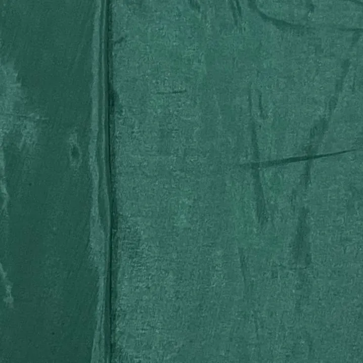 Dark Green Solid Shantoon Fabric
