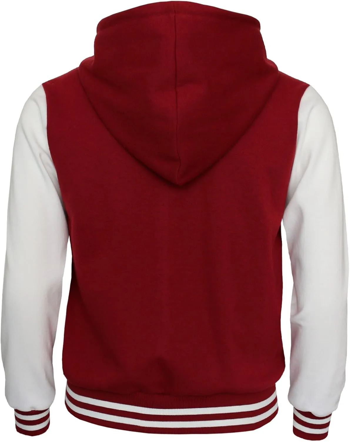 Hoodie Baseball Jacket Varsity Cotton Letterman Jacket