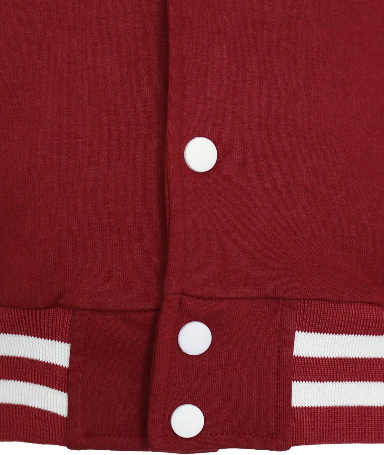 Hoodie Baseball Jacket Varsity Cotton Letterman Jacket