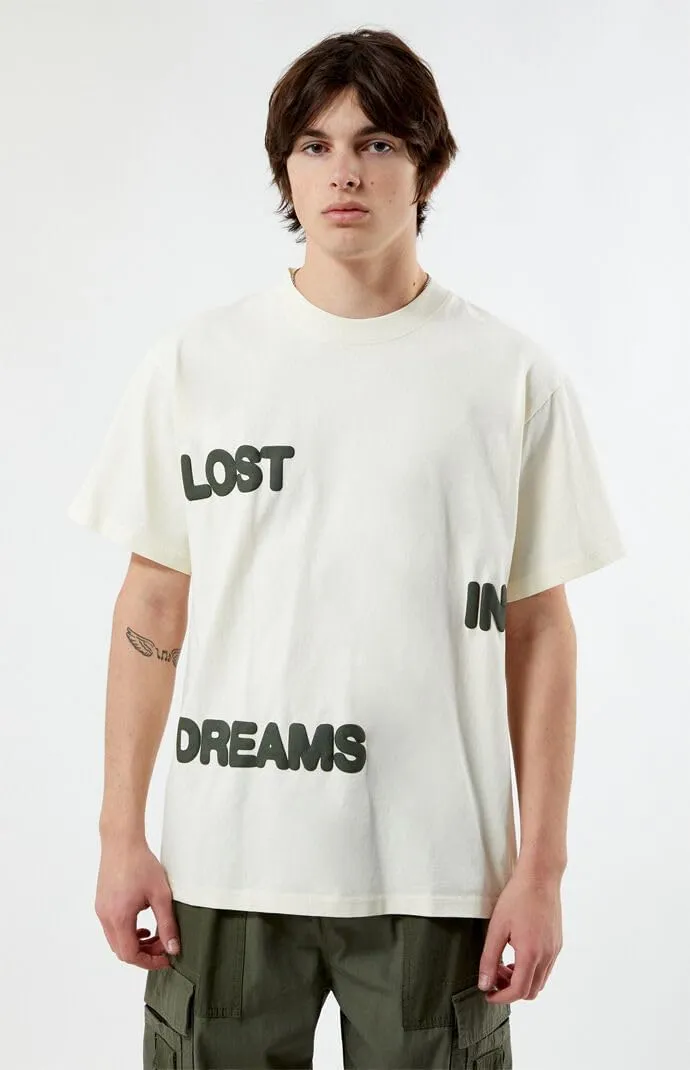 PacSun Men's Lost in Dreams Puff Oversized T-Shirt