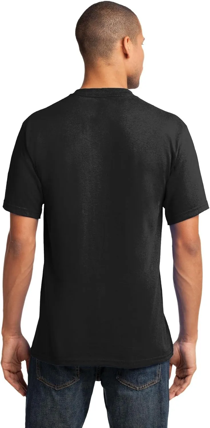 Port & Company Men's 54 oz 100% Cotton V Neck T Shirt
