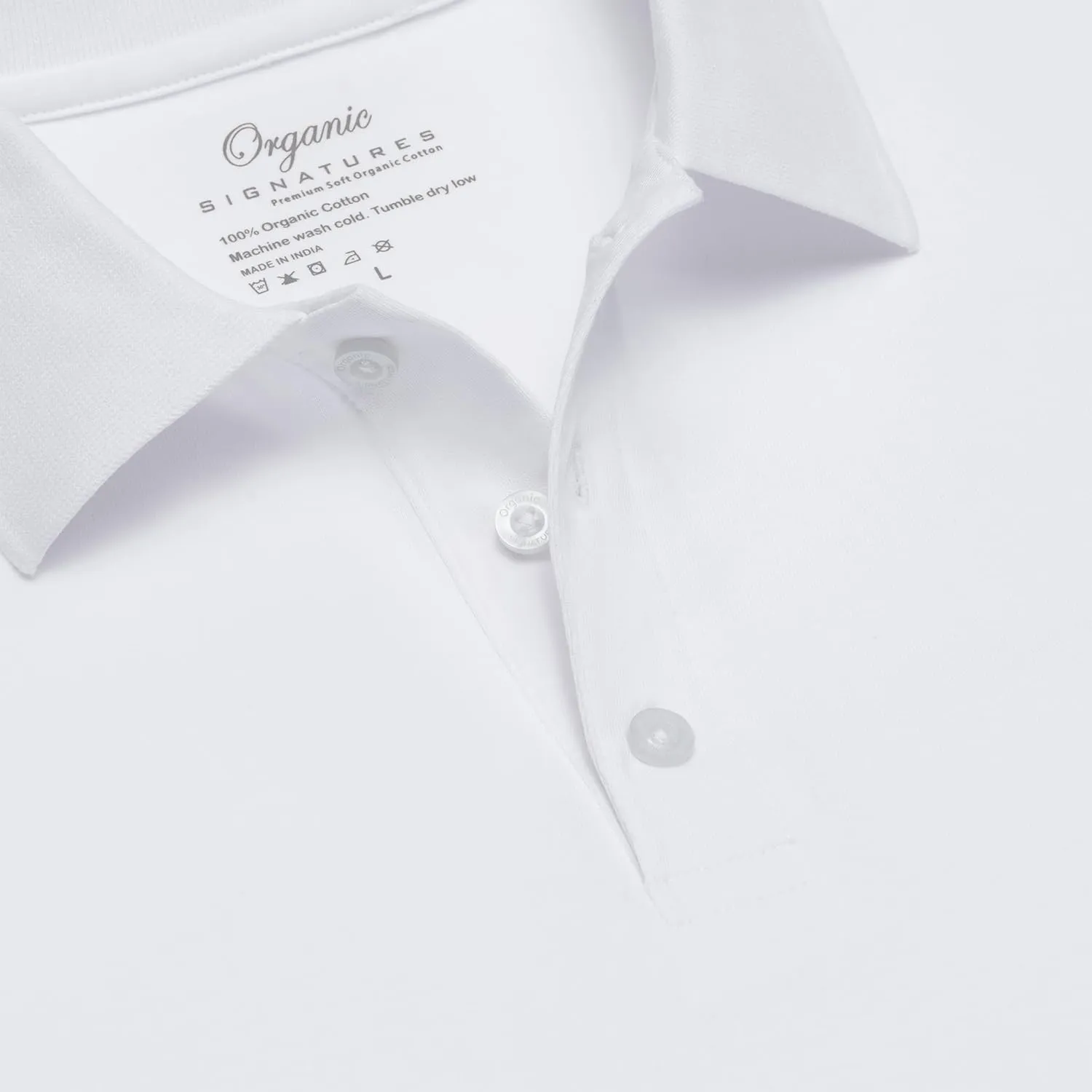 Short Sleeve Polo 100% Organic Cotton