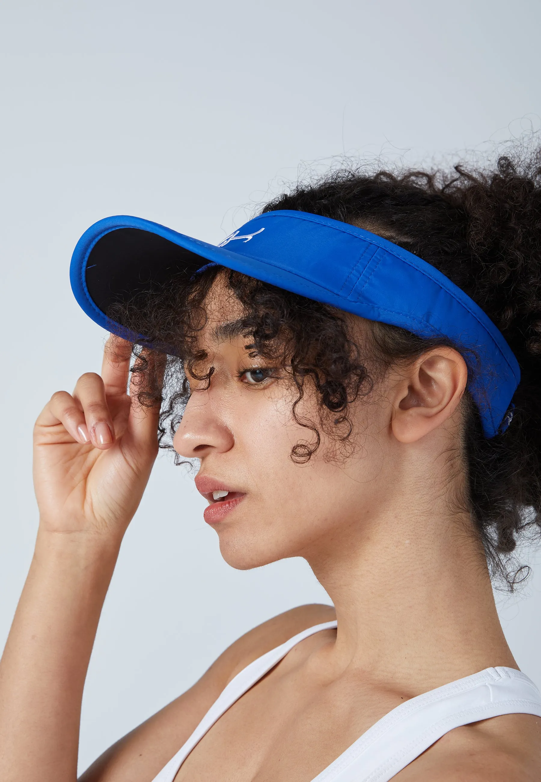 Tennis Sun Visor, cobalt blue