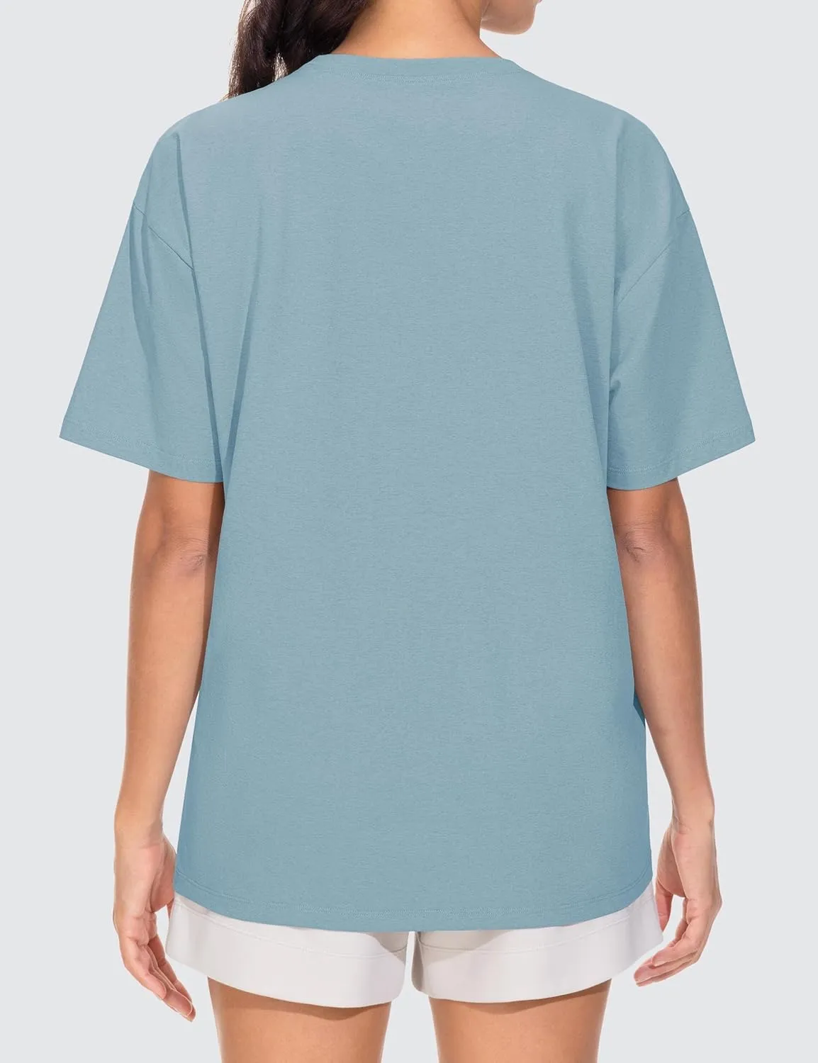 THE GYM PEOPLE Women's Oversized T Shirts Summer Casual Short Sleeve Tops Crewneck Loose Workout Basic Tees